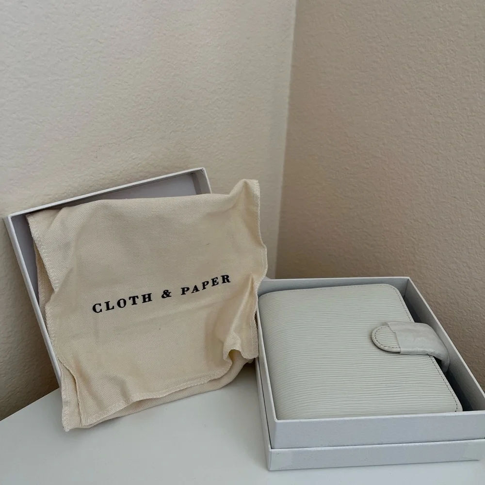 Cloth and Paper Pocket Leather Agenda